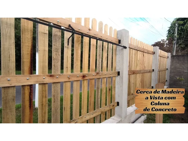 Mourões De Concreto Para Cerca - 2,20 m reto (Mourões de concreto)
