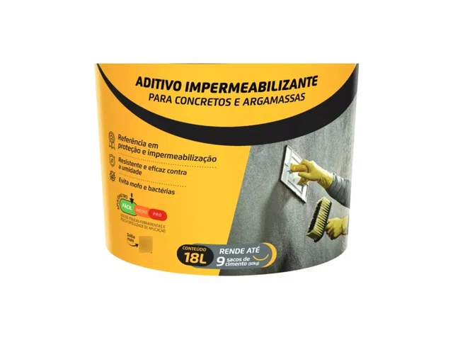 Impermeabilizante Para Concreto E Baldrame - balde 18 kg (Impermeabilizantes para concreto)