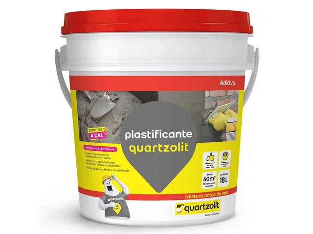 Aditivo Plastificante Para Argamassa - galão 3,6 L (Plastificantes)