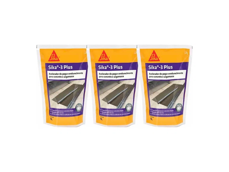 Acelerador De Pega Para Concreto - Sika 3 Plus (Aceleradores de pega)