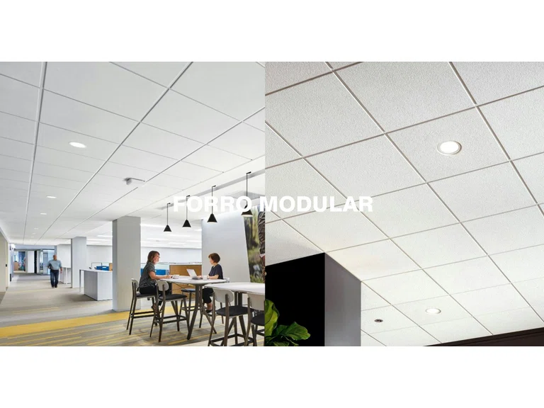 Forro Mineral Modular Acústico - 625x625 mm (Forro mineral)