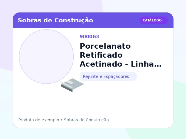 Porcelanato Retificado Acetinado - Linha Urban Sand 84x84 (Rejunte e Espaçadores)