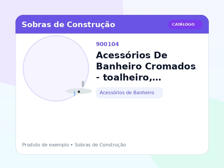 Acessórios De Banheiro Cromados - toalheiro, papeleira e cabide (Acessórios de Banheiro)