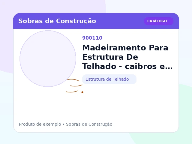 Madeiramento Para Estrutura De Telhado - caibros e terças aparelhados (Estrutura de Telhado)