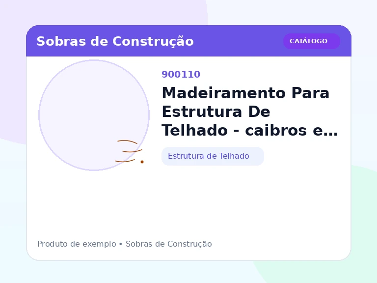Madeiramento Para Estrutura De Telhado - caibros e terças aparelhados (Estrutura de Telhado)