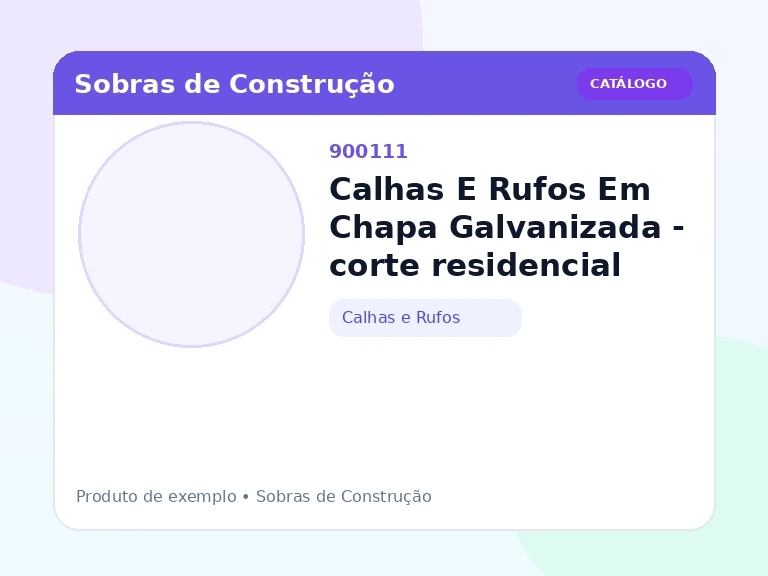 Calhas E Rufos Em Chapa Galvanizada - corte residencial (Calhas e Rufos)